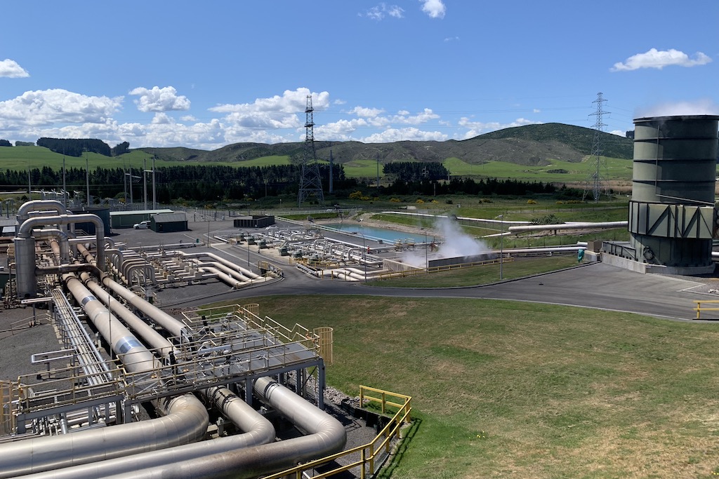 ニュージーランドの地熱発電所 Nga Awa Purua Geothermal Plant