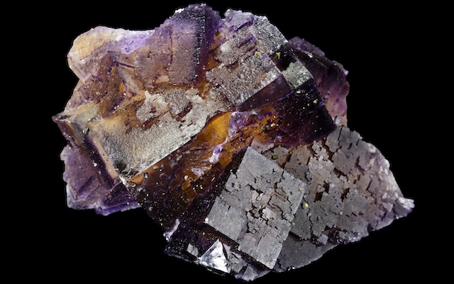足尾銅山の銅鉱石 Chalcopyrite, Ashio Copper Mine, Tochigi