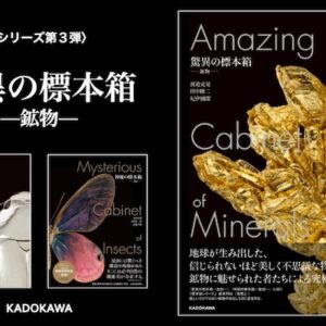 『驚異の標本箱—鉱物—』数量限定特典付き：Amazon 予約受付中／2025年3月19日発売、KADOKAWA